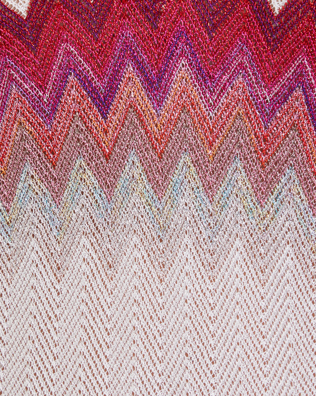 Missoni Klänning Beach Cover Up Vit/rosa S