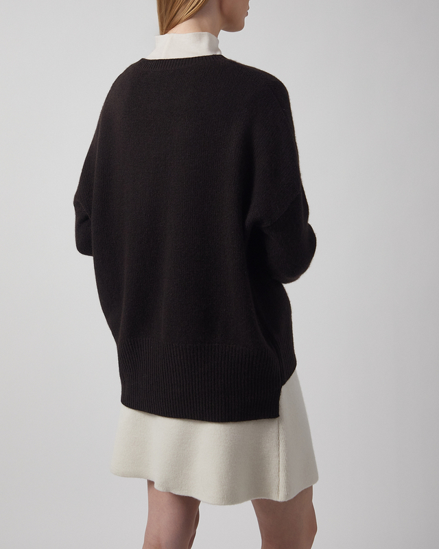 LISA YANG Sweater Mila Cashmere Mörkbrun 0 (XS-S)