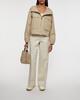Moncler Byxor Tailored Cotton Gabardine Ljusbeige IT 40 (EUR 34)
