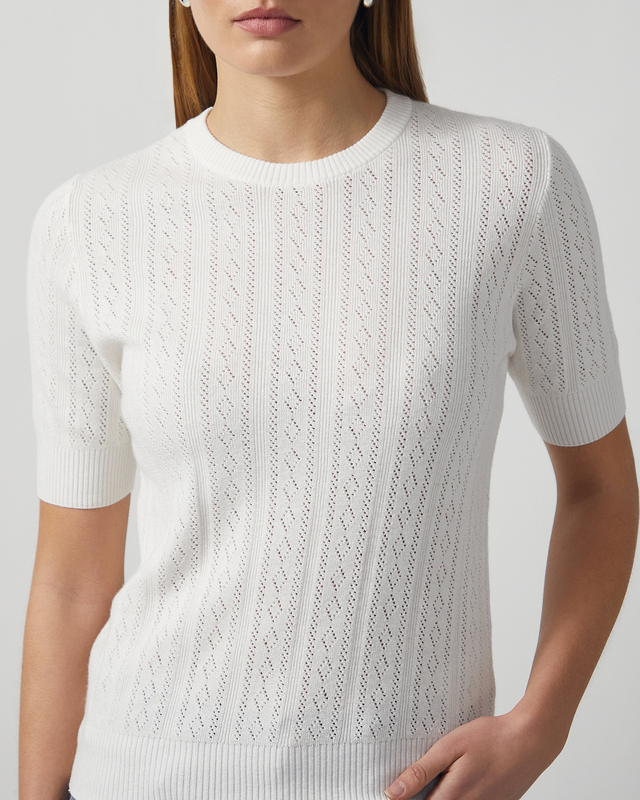 LISA YANG Sweater Nika Cashmere White 1 (S-M)