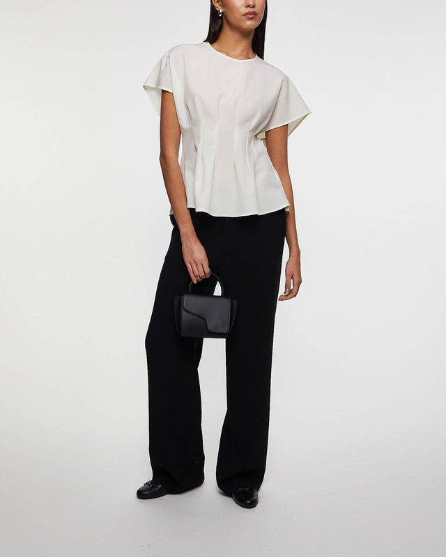 RÓHE Top Sculptural Waisted Offwhite 40