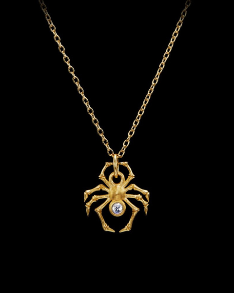 Necklace Spider Gold Gold ONESIZE 1