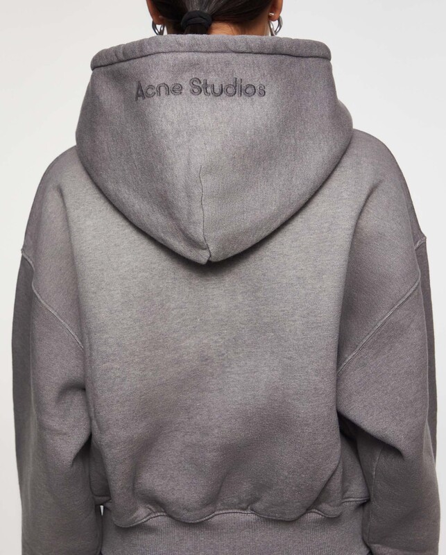 Acne Studios Tröja Hooded Zipper Grå S