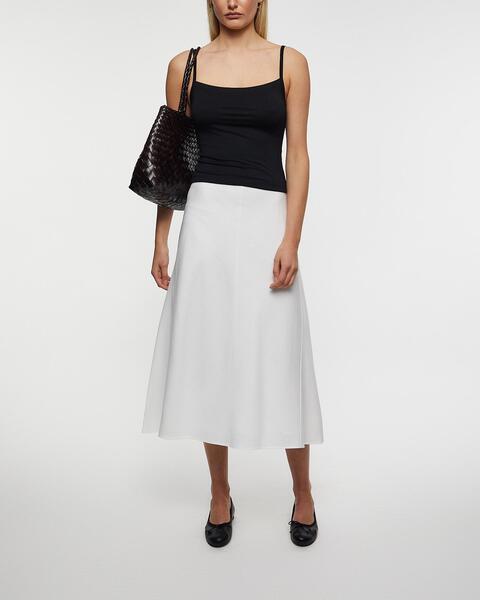 Skirt Bias A-Line Offwhite 2