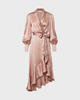 Zimmermann Dress Silk Wrap Midi  Light pink 3 (L-XL)