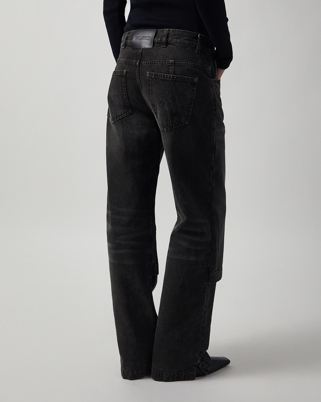The Attico Jeans Long Pant Black/White 26