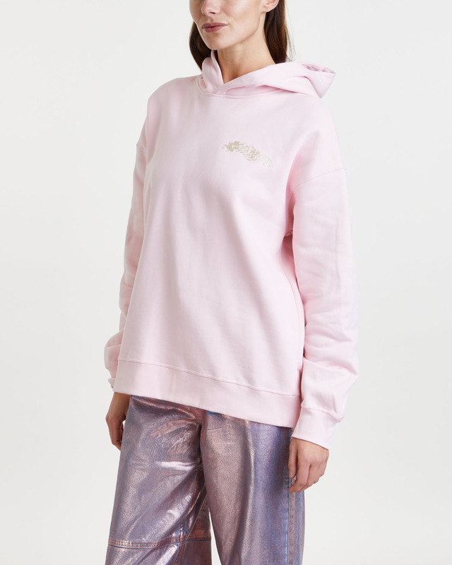 GANNI Hoodie Isoli Ganni Oversized Rosa L-XL