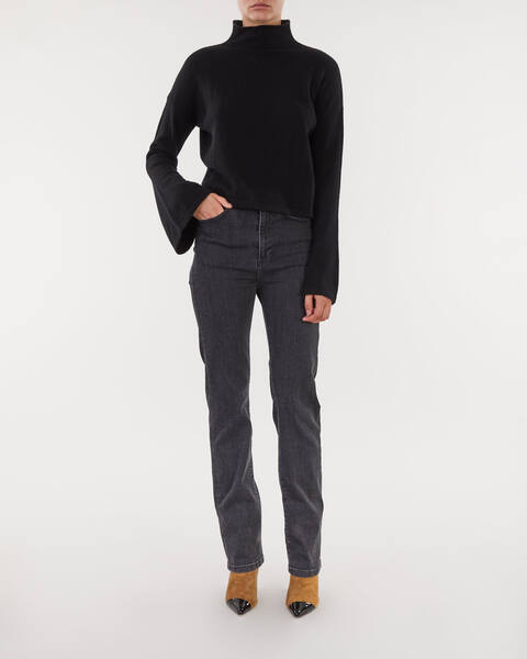 Tröja Hanna Wide Sleeve Knit Svart 2