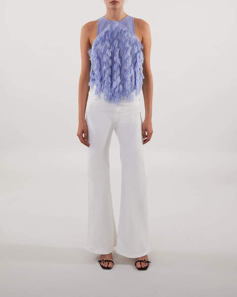 Top Fringe Mesh  Lila 2