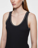Theory Topp Scoop Neck Tank Svart S