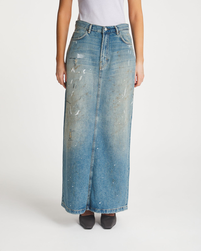 Acne Studios Kjol Denim Maxi Ljusblå 34