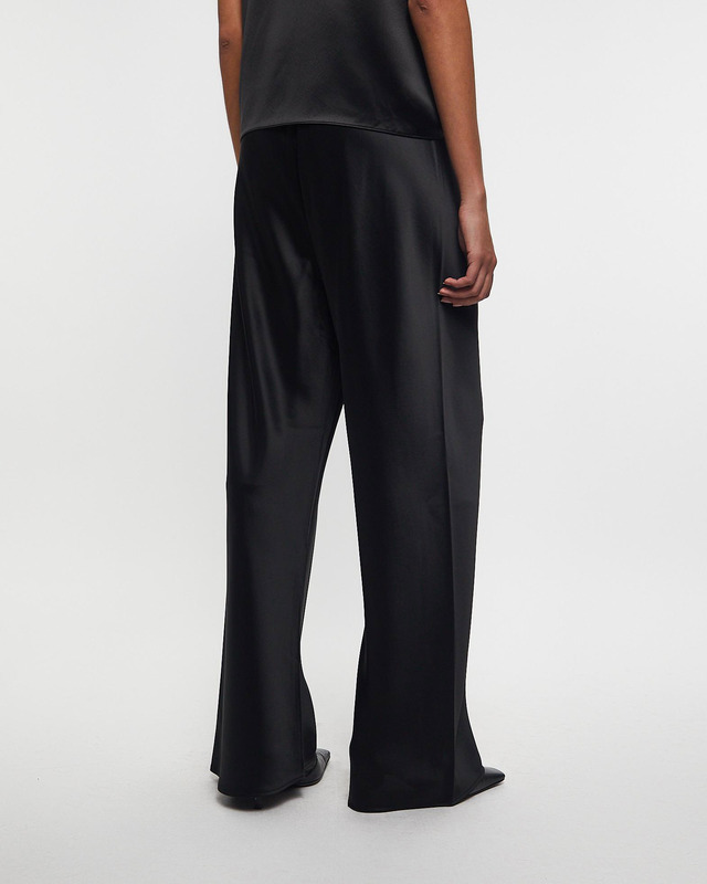 Almada Label  Trousers Bias Satin Pants Black XS