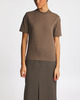 Filippa K T-Shirt Mock Neck Tee Beige S