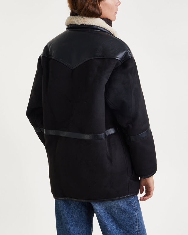 Stand Studio Jacka Rylee Svart/vit 44
