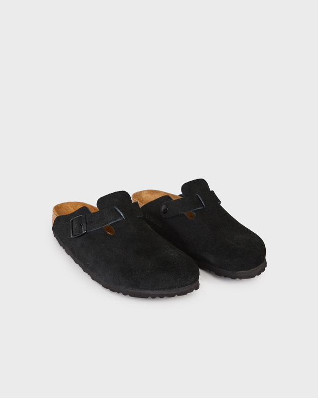 Birkenstock Tofflor boston soft footbed Svart EUR 39