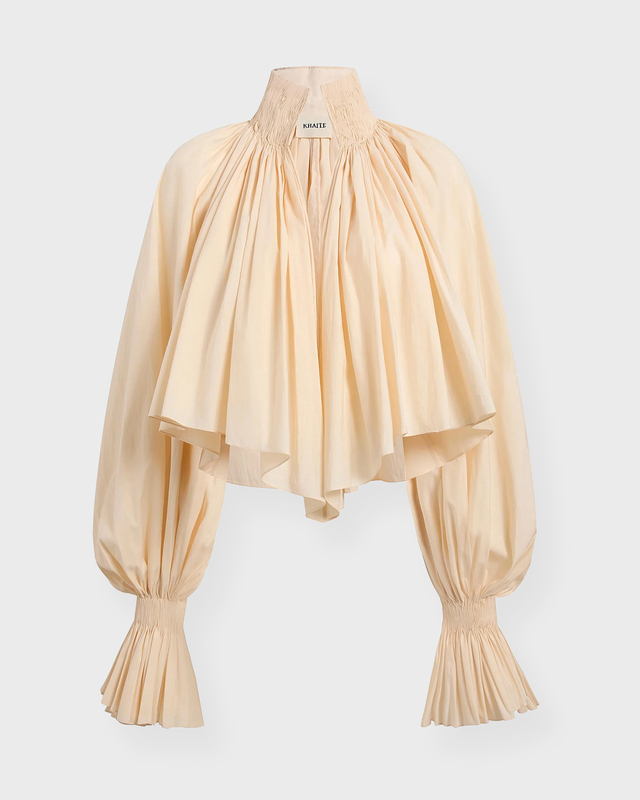 KHAITE Blus Durer Bone S