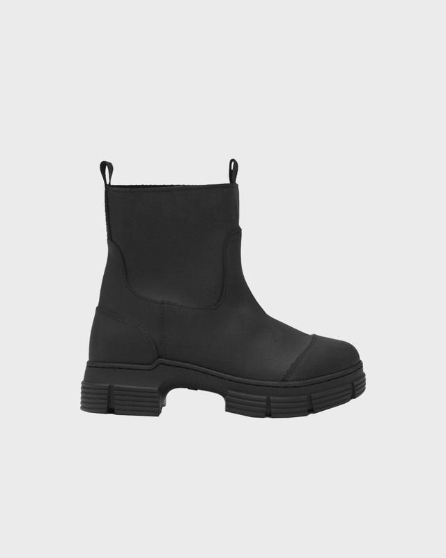 Ganni Boots Recycled Rubber Tubular Svart EUR 41
