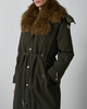 Moncler Parka Halicte Long Mørkegrøn MONCLER 3 (M/L)