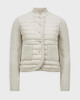 Moncler Kofta Padded Wool Ljusbeige M