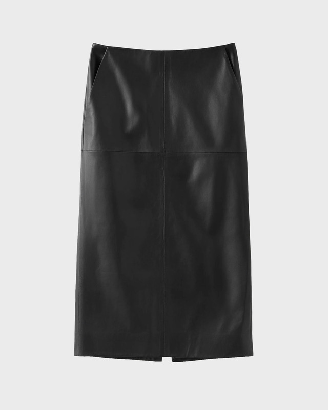 Almada Nederdel Birdy Leather Black M