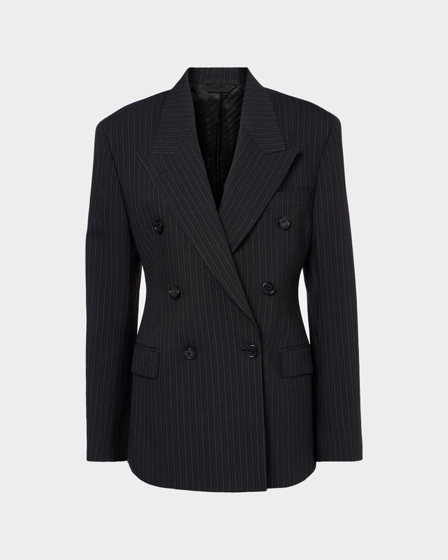Acne Studios Kavaj Pinstripe Double Breasted  Svart 38