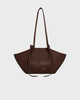 YUZEFI Väska Mochi Pebble Grain Leather Espresso ONESIZE