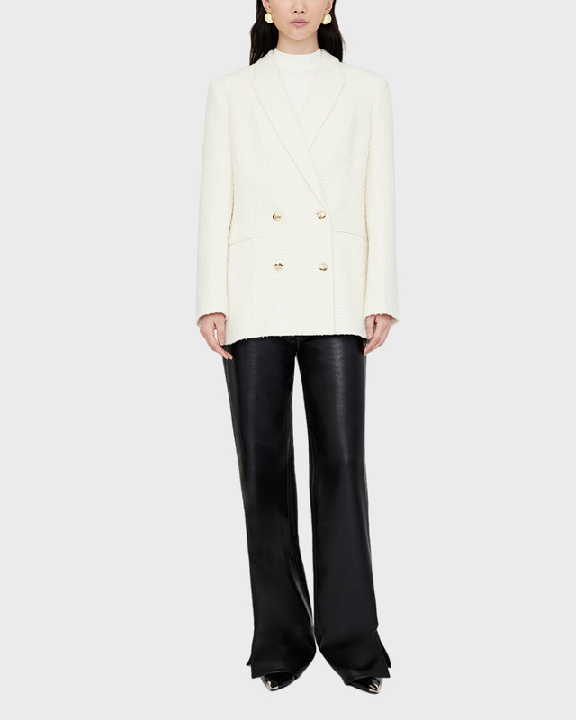ANINE BING Jasmine Blazer Ivory M