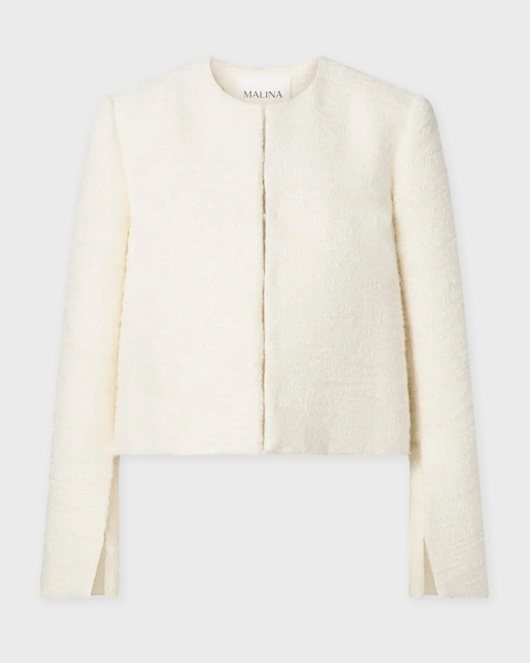 Kavaj Ruthie Cropped Boucle Vanilj 1