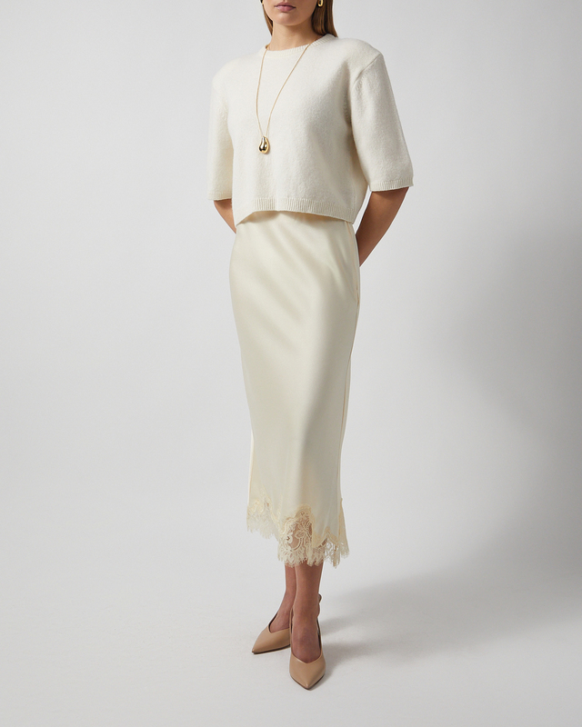 Wakakuu Icons Skirt Lior Lace Light yellow L