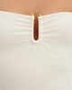 Malina Badedrakt Gold Embellished Bandeau Vanilla M