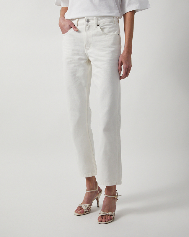 Jeanerica Jeans Sisil Cropped  White W24/L34