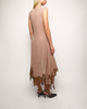 Acne Studios Dress Lace Trim Taupe 40
