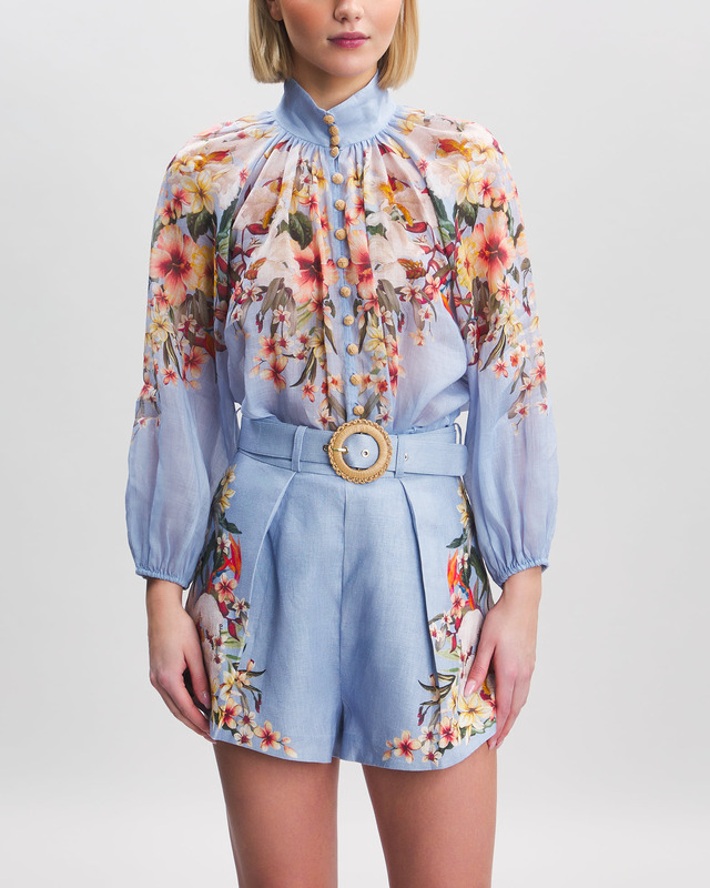 Zimmermann Blus Lexi Billow Blå 2 (M-L)