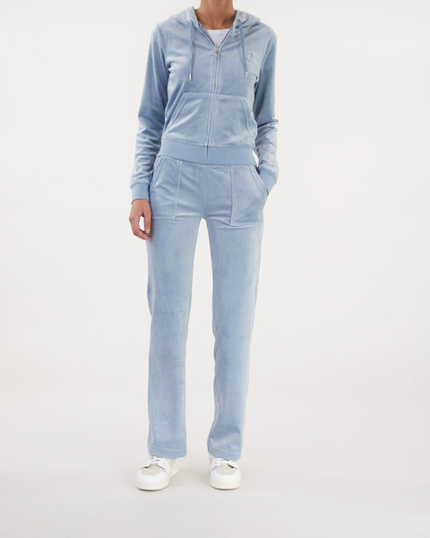 Byxor Del Ray Classic Velour Blå/grå 1