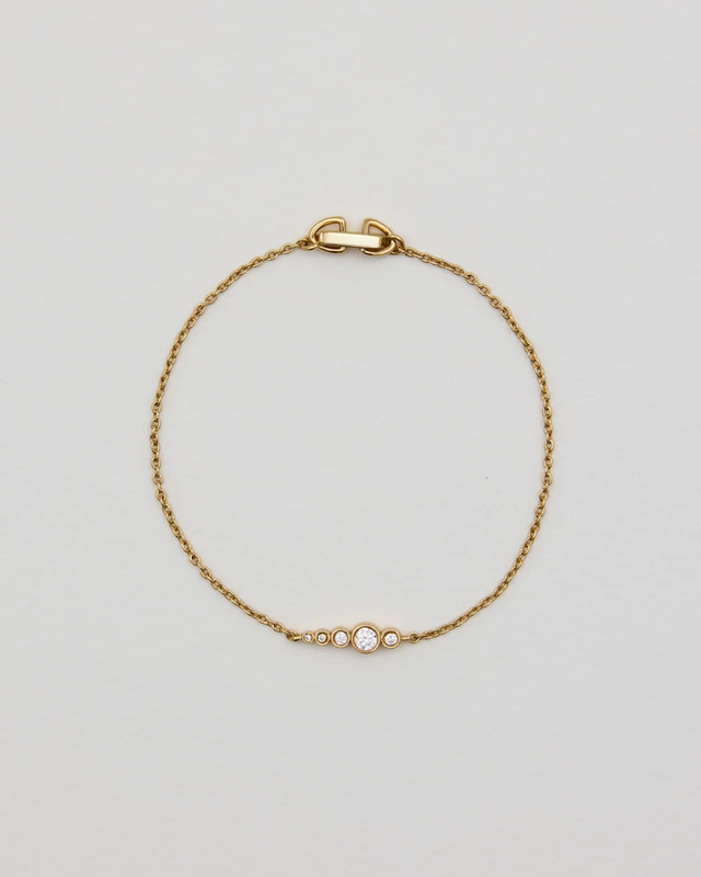 Ragbag Bracelet Ottilia Gold Guld ONESIZE