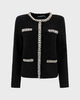 Self-Portrait Kofta Knit Sequin Svart S