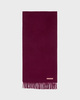 Acne Studios Fringe Wool Scarf  Burgundy  ONESIZE
