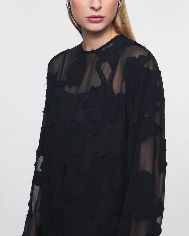 Rodebjer Dress Capri Applique Black L