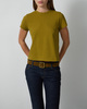 KHAITE T-shirt Emmylou Yellow/Brown S