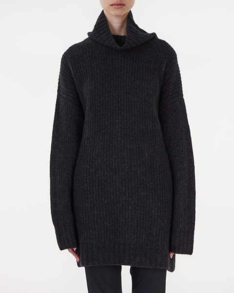 Sweater Simone Yak Rollerneck Anthracite 1