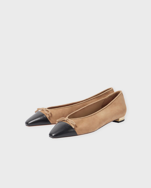 Ballerina Gioia Flat Vit/svart EUR 36 2