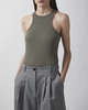 Anine Bing Topp Cole Tank Khaki green S