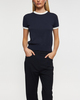 Vince T-Shirt Ringer Sweater Tee Blå/vit S