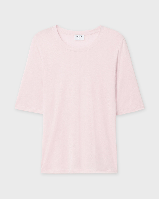 Filippa K T-Shirt Elena Tee Ljusrosa S