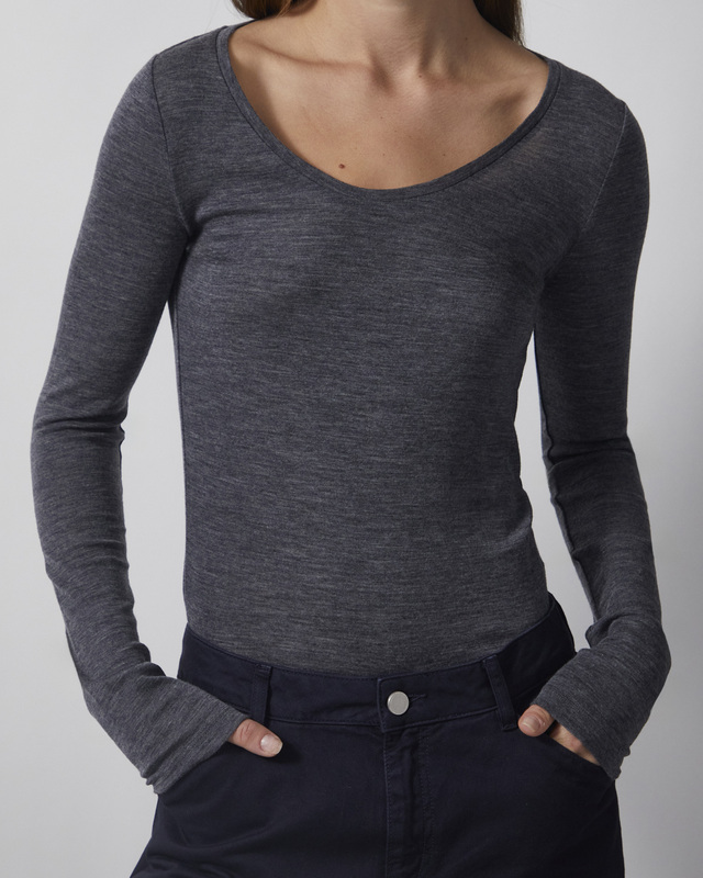 Wakakuu Icons Topp Merino Wool Selene Grå XL