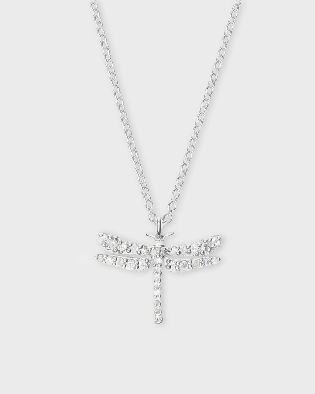CBYC Necklace Diamond Dragonfly Silver Silver ONESIZE