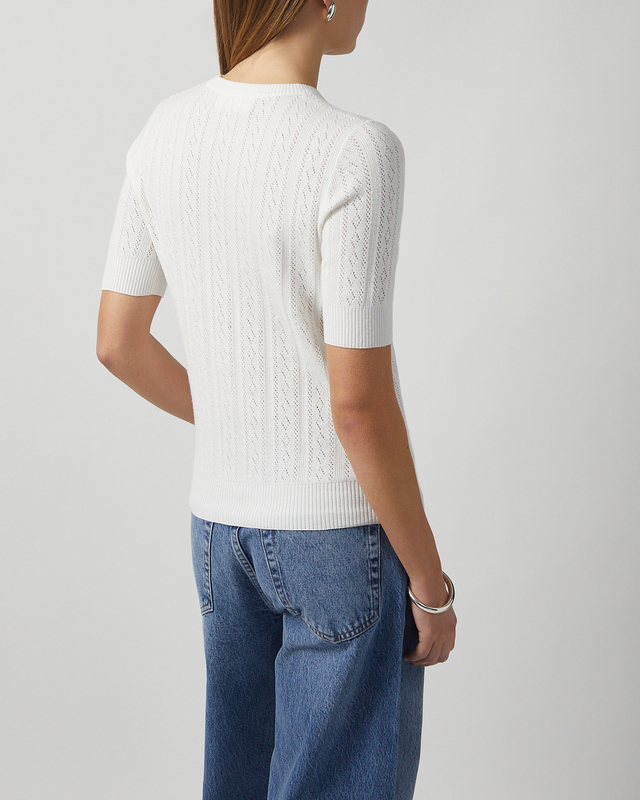 LISA YANG Sweater Nika Cashmere White 1 (S-M)