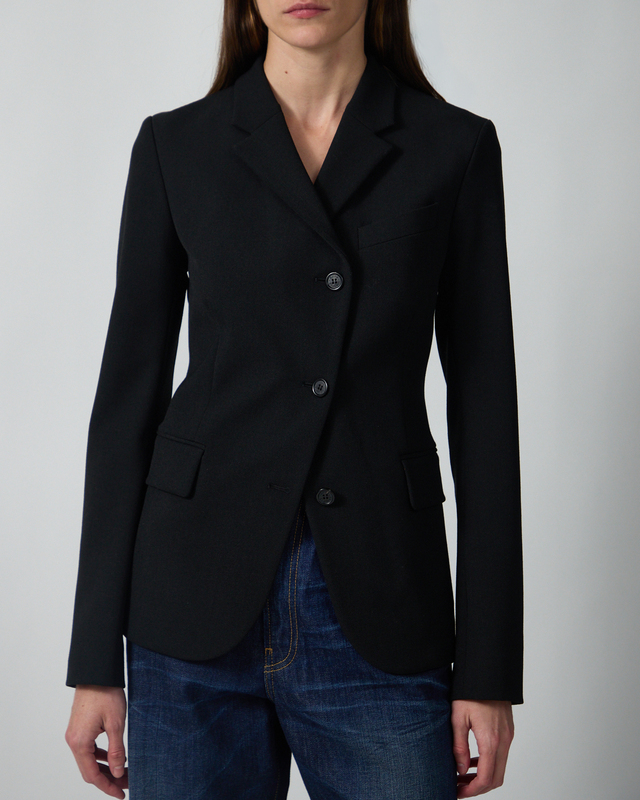 Acne Studios Blazer Fitted Wool Black 38