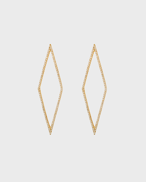 Rhomb Earring Guld ONESIZE 1