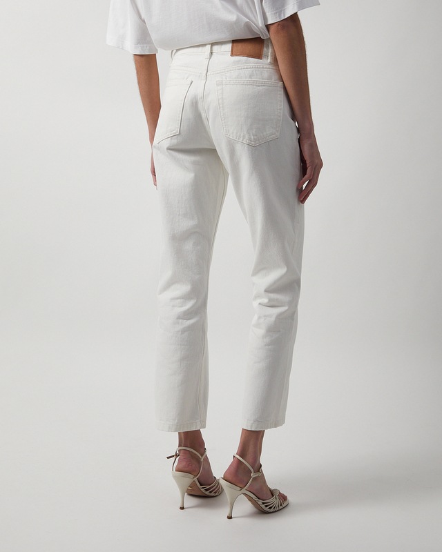 Jeanerica Jeans Sisil Cropped  White W24/L34